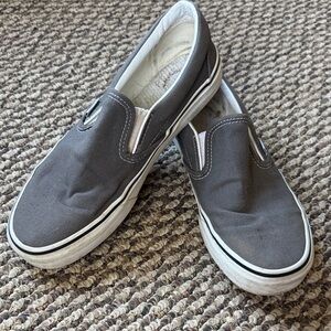 Vans Charcoal Slip-On Shoes